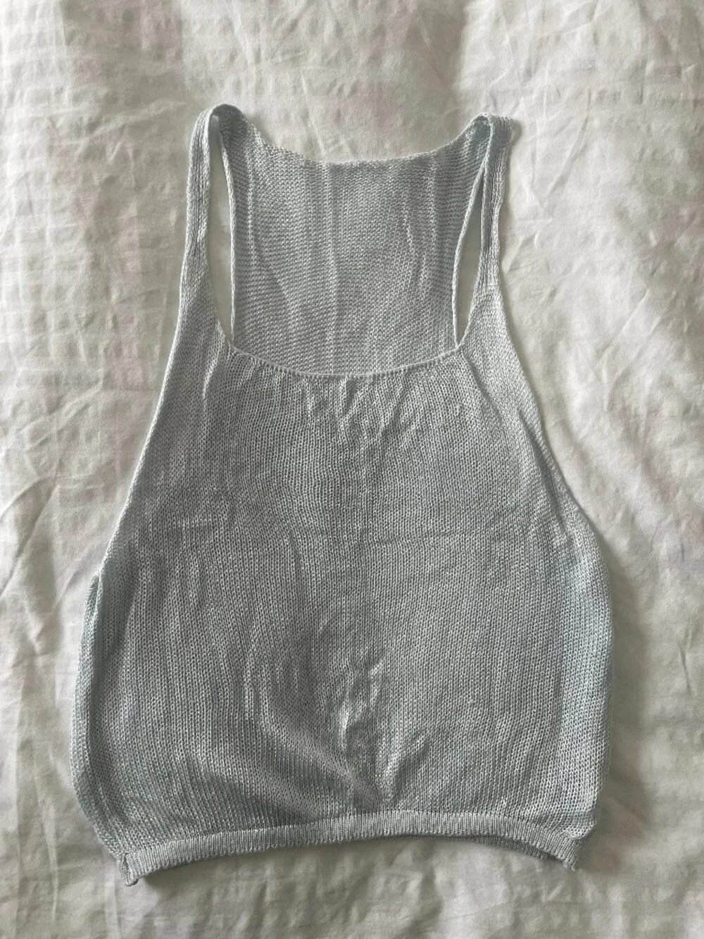 Brandy Melville Knit Tank Top OS - Picture 1 of 4